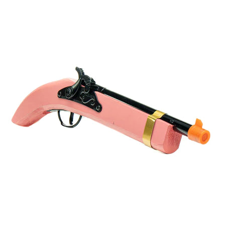 Parris Lady Kentuckian Pink Pistol – Wooden Toy Cap Gun with Pull-Off Action Caps
