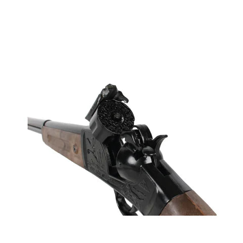 Gonher Cowboy Revolver Rifle – 12 Shot Ring Cap Rifle Black Made in Spain