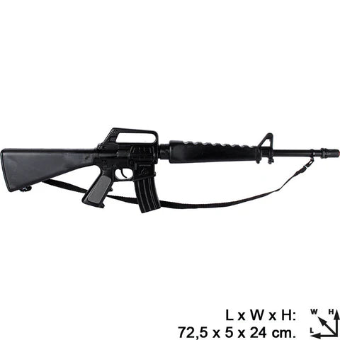 Gonher Command M-118 M16 Style Cap Rifle – 8 Shot Toy Cap Gun with Sling Made in Spain