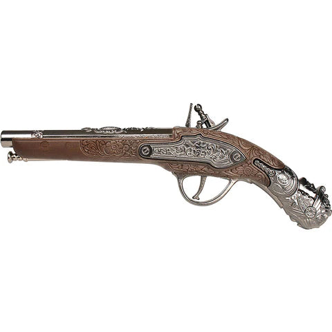 Gonher Pirate Flintlock Pistol Replica – Die-Cast Non-Firing Toy Prop Made in Spain