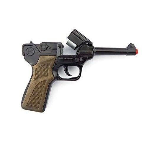 Gonher Police Detective Snub Nose Revolver – 12 Shot Die-Cast Toy Cap Gun Made in Spain