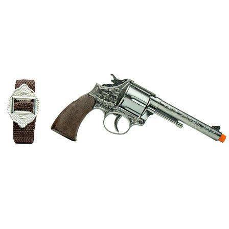Parris Jesse James Holster Set – 12 Shot Toy Cap Gun with Belt and Holster