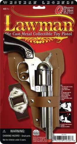 Parris Lawman Holster Set – Western Toy Cap Gun Revolver with Holster
