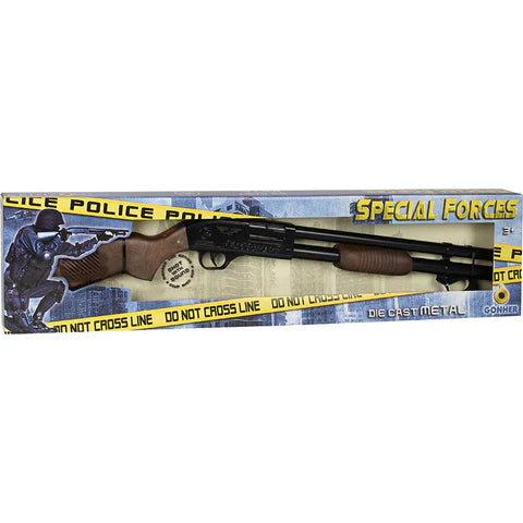 Gonher Police Special Forces Shotgun – Mechanical Sound Toy Shotgun Made in Spain