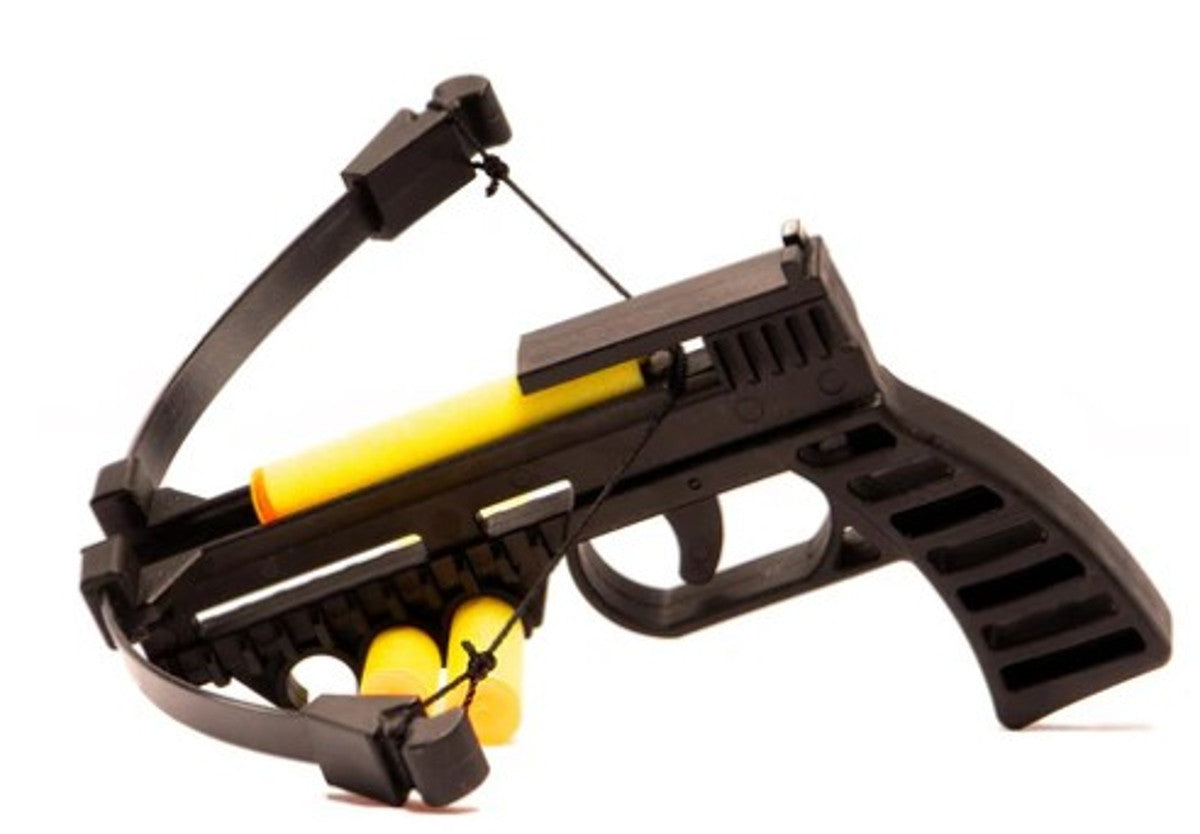 Parris Pistol Crossbow – Mini Foam Bolt Launcher with 3 Foam Arrows