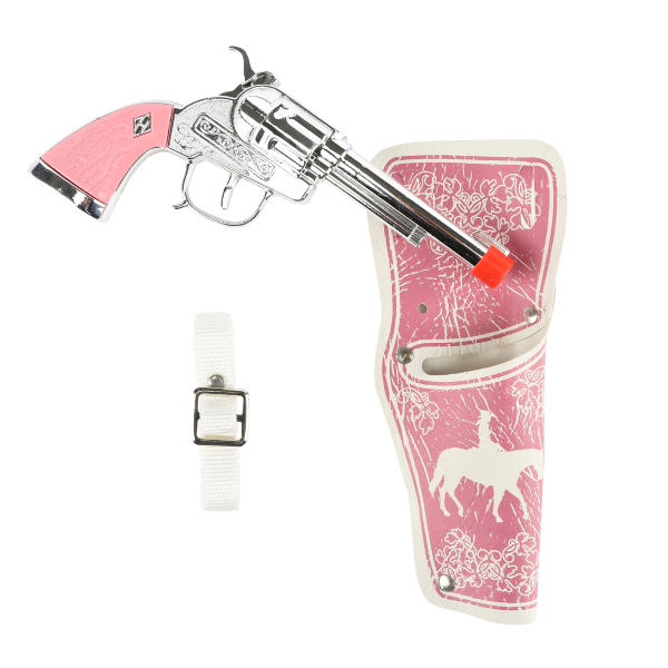 Parris Western Girl Holster Set – Pink Toy Cap Gun with Holster and Belt