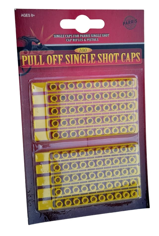 Parris Toys Single Shot Caps Refill Pack – Made in Germany 100 Shots for Toy Cap