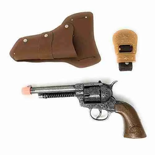 Big Tex Cowboy Holster Set – 12 Shot Ring Cap Gun with Belt and Holster