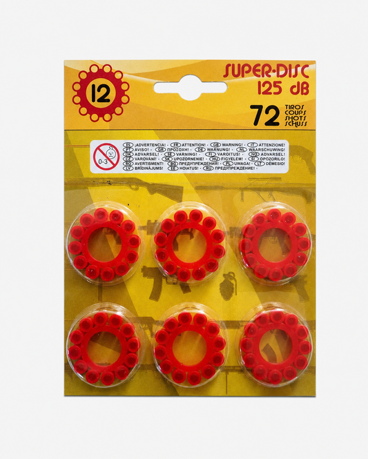 Gonher 12 Shot Ring Caps Refill – 72 Shots Total (Made in Germany) Toy Cap Gun Ammo