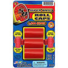 Paper Roll Caps Refill – 1800 Shots Total Toy Cap Gun Ammo (Made in Germany)