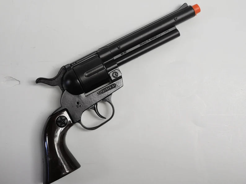 Gonher Cavalry Style Cowboy Revolver – 12 Shot Die-Cast Toy Cap Gun Made in Spain