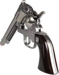 Gonher Peacemaker Style Cowboy Revolver – 12 Shot Die-Cast Toy Cap Gun Made in Spain