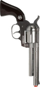 Gonher Peacemaker Style Cowboy Revolver – 12 Shot Die-Cast Toy Cap Gun Made in Spain