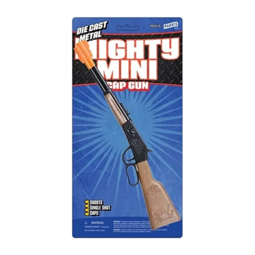 Parris Mighty Mini Lever Action Toy Rifle – Mini Cap Gun Rifle with Pull-Off Caps