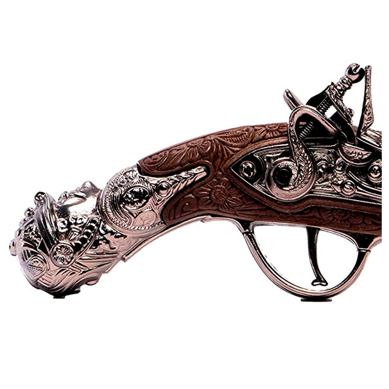 Gonher Pirate Flintlock Pistol Replica – Die-Cast Non-Firing Toy Prop Made in Spain