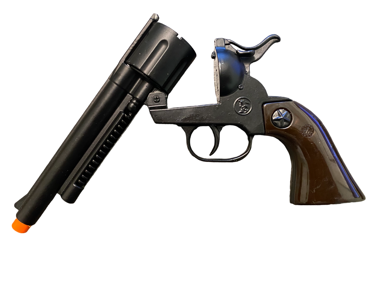 Gonher Cavalry Style Cowboy Revolver – 12 Shot Die-Cast Toy Cap Gun Made in Spain