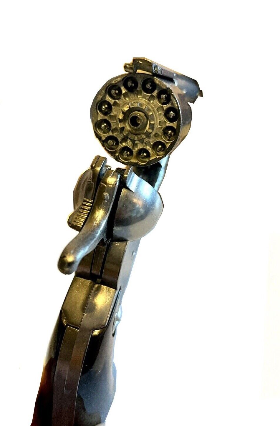 Gonher Peacemaker Style Cowboy Revolver – 12 Shot Die-Cast Toy Cap Gun Made in Spain