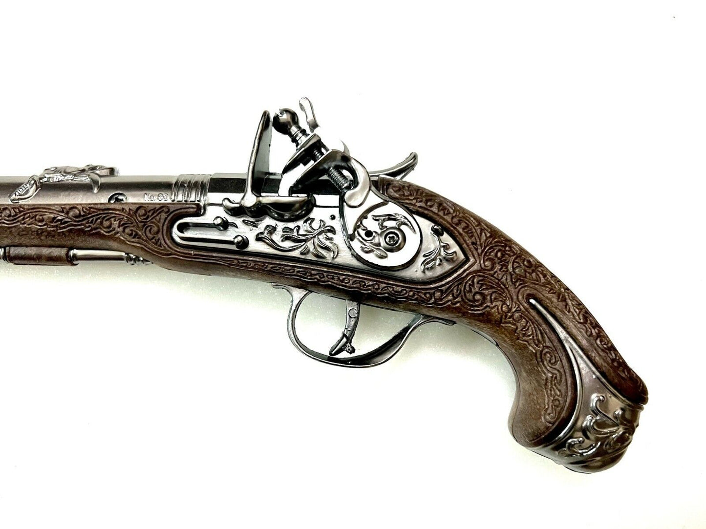Gonher 17th Century Pirate Flintlock Pistol Replica – Non-Firing Toy Prop Made in Spain