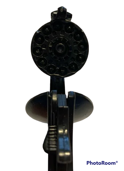 Gonher Colt Style Revolver – 12 Shot Die-Cast Toy Cap Gun Black Made in Spain