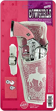 Parris Western Girl Holster Set – Pink Toy Cap Gun with Holster and Belt