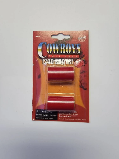 Parris Cowboys Paper Roll Caps Refill – 1200 Shots Total (Made in Germany) Toy Cap Gun Ammo