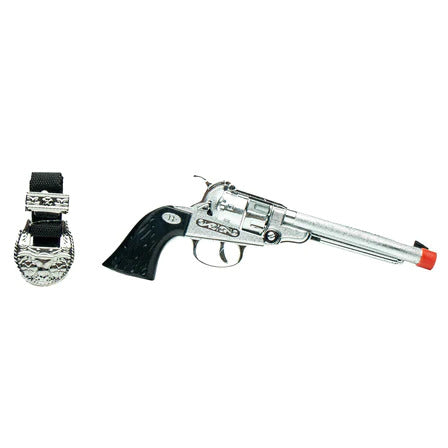 Parris Revolving Pistol Holster Set – Paper Roll Cap Toy Gun with Holster