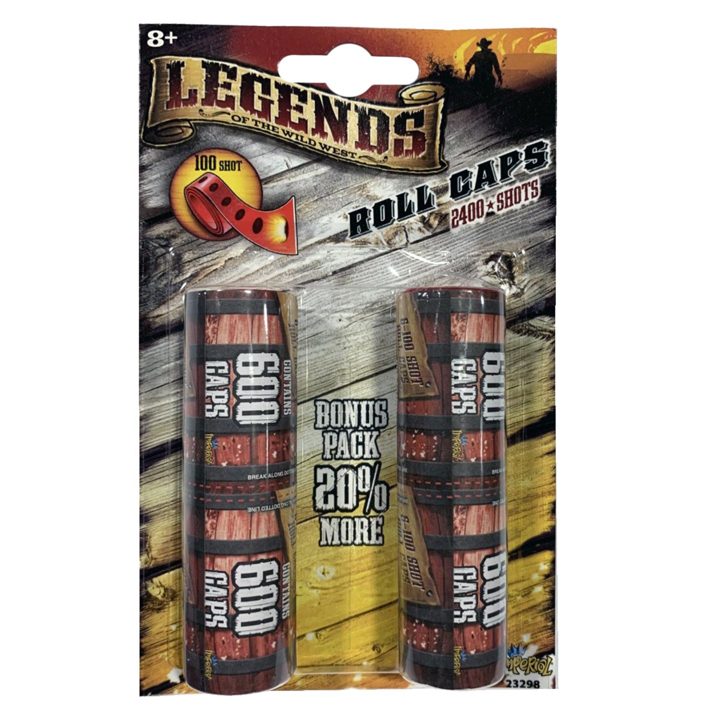Jaru Paper Roll Caps Refill – 2400 Shots Total (Made in Germany) Toy Cap Gun Ammo