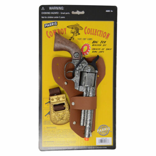 Big Tex Cowboy Holster Set – 12 Shot Ring Cap Gun with Belt and Holster
